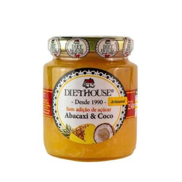 Imagem de Doce de Abacaxi com Coco 250g - Diet House