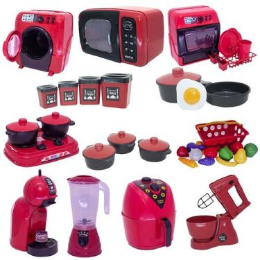 Imagem de Brinquedo Chefe Cozinha Panela Fogão Roupa Louça 41pç - Altimar 