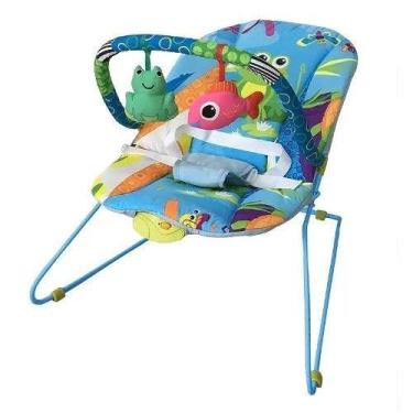 Imagem de Cadeirinha Infantil Vibratória Musical Aqua Azul  Baby Style