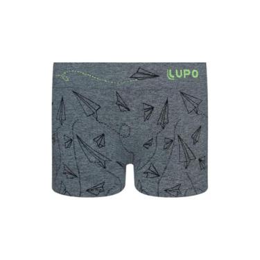 Imagem de Cueca Boxer Infantil Microfibra Cós Lista Lupo - Conforto e Estilo, Ne
