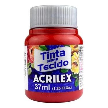 Imagem de Tinta Tecido fosca 37ml Vermelho Profundo Acrilex