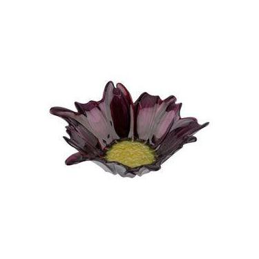 Imagem de Centro de mesa Mazzo em vidro 10x3,5cm roxo e amarelo -L Hermitage, 3 