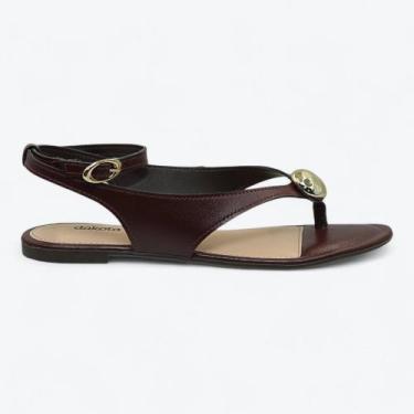 Imagem de Sandália Dakota Rasteira Feminina Y8785-01, Vinho, 36