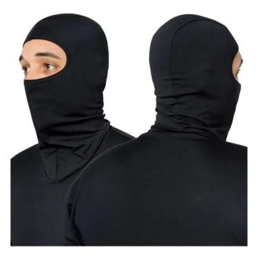 Imagem de Touca Ninja Balaclava Motoqueiro Militar Tatica Preta - Generic