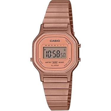 Imagem de Relógio CASIO Vintage feminino mini fosco rose LA-11WR-5ADF