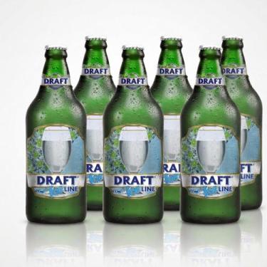Imagem de Chop de Vinho Draft Ice Line 600ml Kit com 6 Unidades Bebida Refrescan