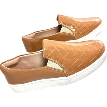 Imagem de Tênis Plataforma Solado Alto Mermaids Queen Verniz Caramelo (35)