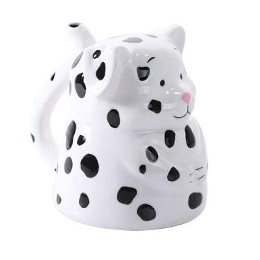 Imagem de Caneca de café Topsy Turvy adorável caneca de chá de cabeça para baixo decoração de escritório em casa, Dalmation, 11 ounce, 1