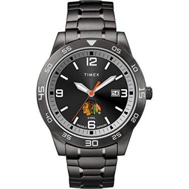 Imagem de Timex NHL Relógio masculino Acclaim de 42 mm, Chicago Blackhawks