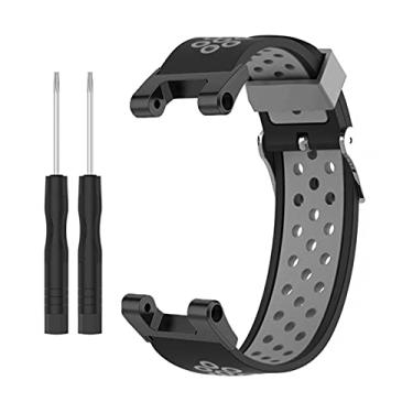 Imagem de Skyeen Pulseira de silicone compatível com Huami Amazfit T-Rex/T-Rex Pro Watch Strap Pulseira de substituição para Huami Series