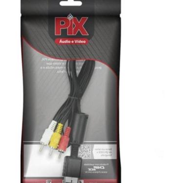 Imagem de Cabo Rca Video Game Av Áudio E Video Ps1 Ps2 Ps3