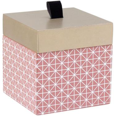 Imagem de PENÉLOPE CAIXA ORGANIZADORA 12x12x12cm MADEIRA ROSA