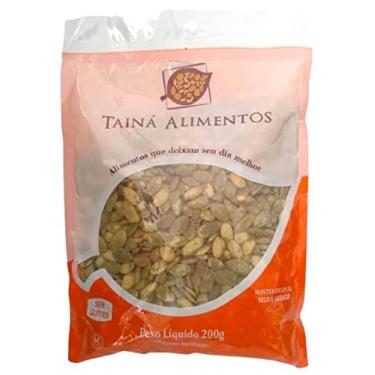 Imagem de Semente de Abóbora Torrada e Salgada Tainá Alimentos 200g