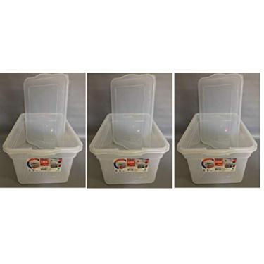 Imagem de Caixa Organizadora Biopratika 47.0 Litros Pleion Transparente