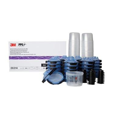Imagem de 3M 26314 Kit de sistema de copo de pulverização, mini (200 ml, 125u Micron Filter