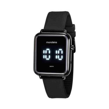 Imagem de Relogio Mondaine 32151GPMVPI2 Quadrado Digital Preto