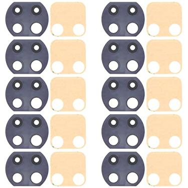 Imagem de HONGYAN Peças de substituição de telefone celular 10 PCS Lente da câmera traseira para Xiaomi Mi 10i M2007J17i Acessórios telefônicos