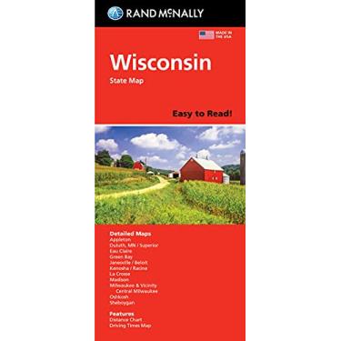 Imagem de Rand McNally Easy to Read: Wisconsin State Map
