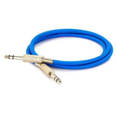 Imagem de Cabo P10 para P10 Estéreo - Azul 2 Metros