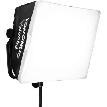 Imagem de Iluminador Led Yongnuo YN9000 Bi-Color 65W Video Light com Softbox