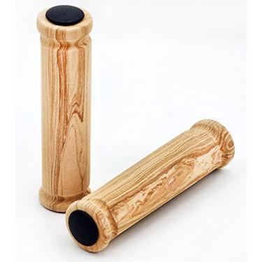 Imagem de Velo Wood-Look Bicycle Grips for Beach Cruiser Bikes, Comfort Bikes, Mountain Bikes