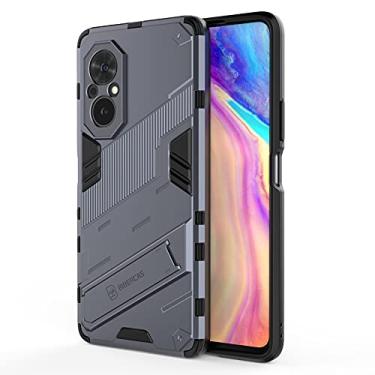 Imagem de YUNCHAO Caixa de telefone Para honra 50 SE/Huawei Nova 9 SE Punk Armour 2 em 1 PC + TPU Case à prova de choque com suporte invisível capa para celular