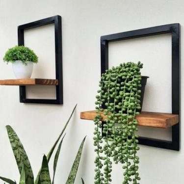 Imagem de Prateleira Nicho Em Quadro Ferro Estilo Industrial - Vgf Decor