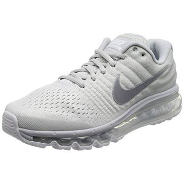 Imagem de Nike Mens Air Max 2017 Pure Platinum/Wolf Grey/White/Off White Nylon Cross-Trainers Shoes 7 D US