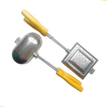 Imagem de Kit 2 formas 1 pão francês 1 bauru misto alumínio