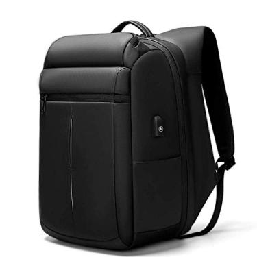 Imagem de Mochila leve durável para caminhada, mochila durável à prova d'água para trekking Mochila de viagem Bolsa de dia para acampamento, viagem, ciclismo, esportes ao ar livre e unissex ao ar livre, preta