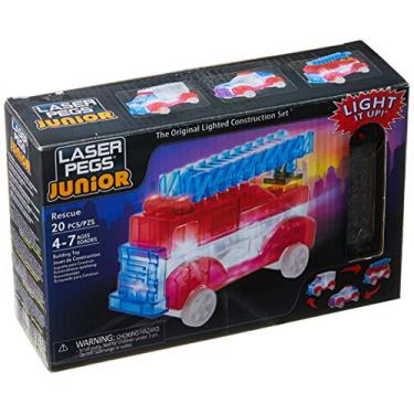 Imagem de Laser Pegs Blocos De Montar Zippydo Junior Resgate 3 Em 1 Colorido