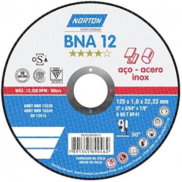Imagem de Disco Corte BNA12 115x1,0x22,22-66252845206 - Norton - Disco Corte BNA12 115x1,0x22,22-66252845206 - Norton
