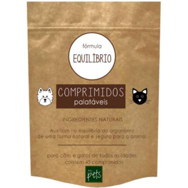 Imagem de Suplemento Funcional Botica Animal Fórmula Equilíbrio para Cães e Gatos - 45 Comprimidos
