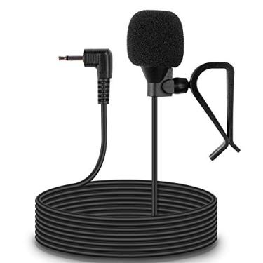 Imagem de weishan Microfone Pionee para rádio de carro, substituição de microfone externo de carro de 2,5 mm para unidade de cabeça de rádio estéreo GPS e DVD da Pioneer