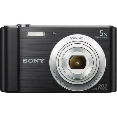 Imagem de Câmera Sony Cyber-Shot Dsc-W800 Preta Com Bolsa Original