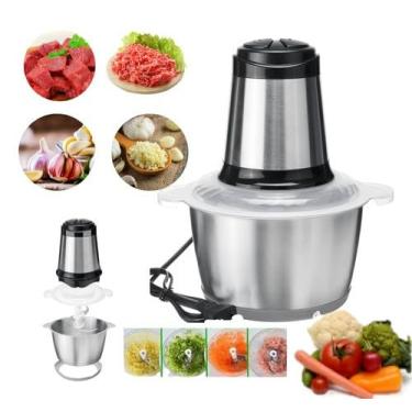 Imagem de Multiprocessador Triturador De Alimentos Carne Elétrico 2l