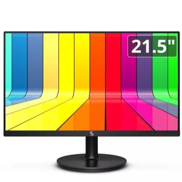 Imagem de Monitor 21.5" LED, Widescreen, 75Hz, 2ms, FullHD+ 1920x1080, HDMI, VGA, VESA, Ajuste de inclinação - 3green M215WHD