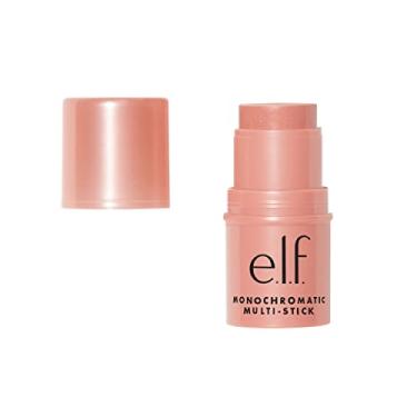 Imagem de Blush Stick e.l.f. Cor Glistening - Peach bastao multicolorido para uso em lábios, bochecha, pêssego brilhante