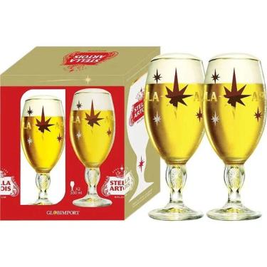 Imagem de Jogo Taças de Vidro P/ Cerveja 330Ml C/ 2 Pçs Stella Artois