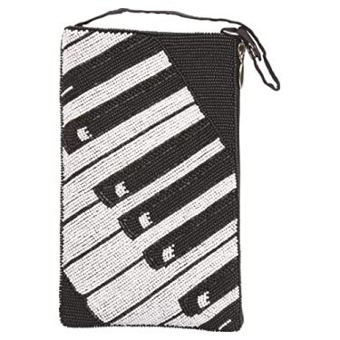 Imagem de Bamboo Trading Club Bag Piano, Preto, branco., 7.5" W x 4.5" H