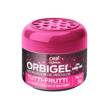 Imagem de Odorizador Cheirinho Automotivo Fragrância Tutti-Frutti 55g Orbi Química