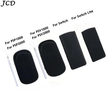 Imagem de JCD tela protetora saco de transporte  saco de armazenamento macio  mão pulso colhedor para PSP 1000