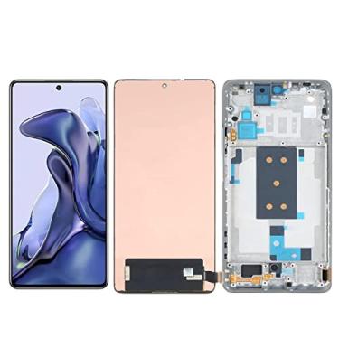 Imagem de SHOWGOOD para Xiaomi 11T Pro 11TPro 2107113SG Tela LCD sensível ao toque digitalizador de substituição para Xiaomi 11T 11 T 21081111RG LCD (11T Pro com moldura preta)
