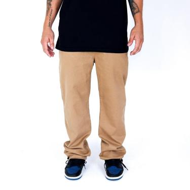 Imagem de Calça Wats Skate Sarja Reta Bege GG-Masculino