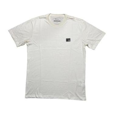 Imagem de Camiseta RVCA R471A0370 ANP Label - Off White-Unissex