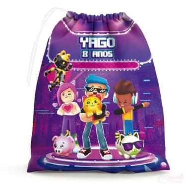 Imagem de Sacolinhas Surpresa Personalizada Tecido PK XD (Sacolinhas 15x20, Unidades, 10)