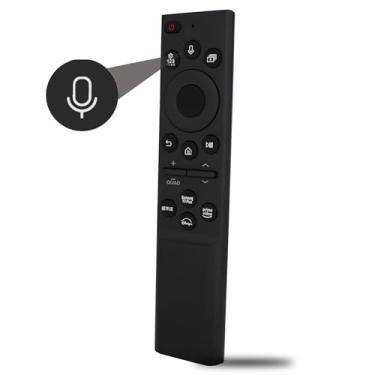Imagem de Controle remoto de substituição por voz BN59-01385A para Smart TV Samsung para a maioria das Smart TV Smasung Crystal UHD QLED The Frame QLED 4K 8K Smart TV