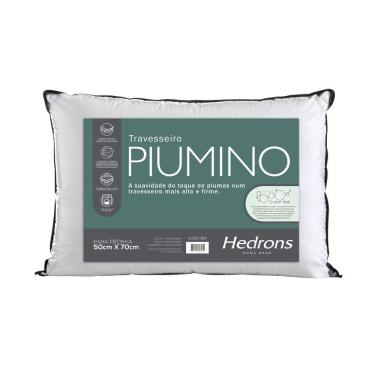 Imagem de Travesseiro Hedrons Piumino Toque De Plumas 50x70 cm