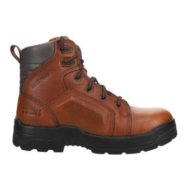 Imagem de Rockport Works More Energy Women's Composite Toe Waterproof Work Boot Segurança Brown