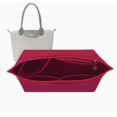 Imagem de Lckaey organizador de bolsa para longchamp grande Le Pliage organizador de bolsas inseridas 1028red-M
